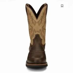 JUSTIN MEN'S SUPERINTENDENT WESTERN BOOTS - ROUND TOE